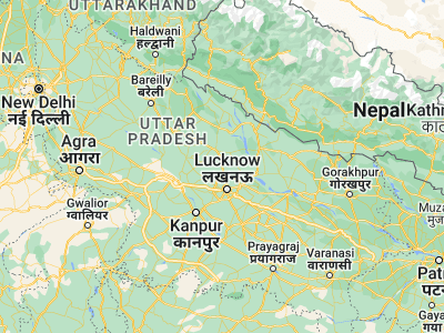 Map showing location of Sidhaulī (27.28303, 80.83593)