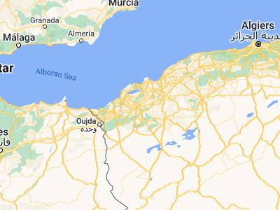 Map showing location of Sidi Bel Abbès (35.18994, -0.63085)