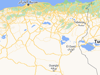 Map showing location of Sidi Khaled (34.387, 4.98785)
