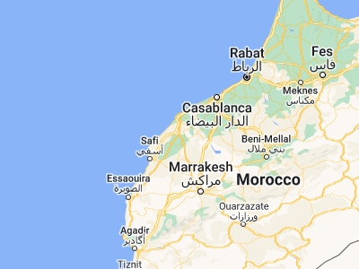 Map showing location of Sidi Smaïl (32.82268, -8.5081)