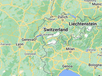 Map showing location of Sierre (46.29192, 7.53559)