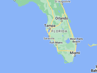 Map showing location of Siesta Key (27.30199, -82.55149)