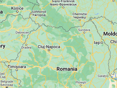 Map showing location of Şieu-Măgheruş (47.08333, 24.38333)