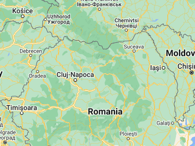 Map showing location of Şieuţ (46.98333, 24.65)