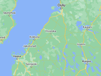 Map showing location of Sievi (63.9, 24.5)