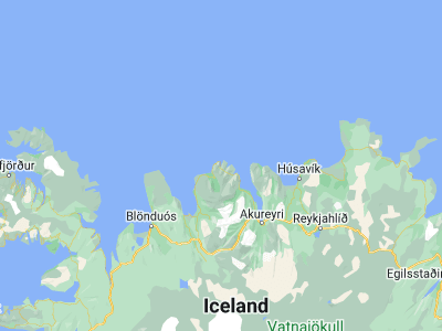 Map showing location of Siglufjörður (66.15134, -18.90512)