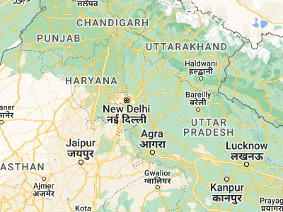 Map showing location of Sikandarābād (28.45341, 77.69807)