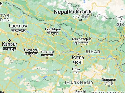 Map showing location of Sikandarpur (26.04306, 84.05426)