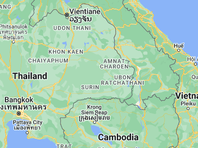 Map showing location of Sila Lat (15.47156, 104.07153)