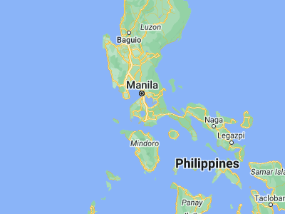 Map showing location of Silang (14.21567, 120.97137)