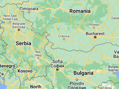 Map showing location of Siliştea Crucii (44.03333, 23.48333)