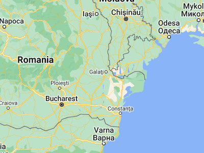 Map showing location of Siliştea (45.3, 27.85)