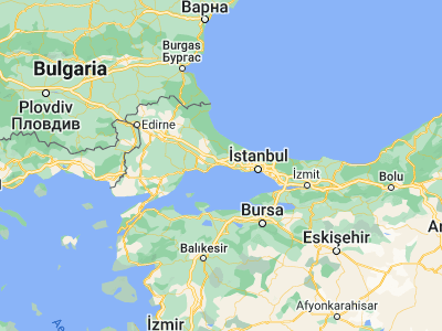 Map showing location of Silivri (41.08022, 28.22605)