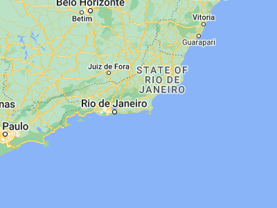 Map showing location of Silva Jardim (-22.65083, -42.39167)