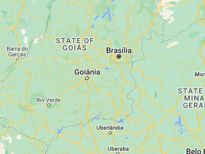Map showing location of Silvânia (-16.65889, -48.60806)