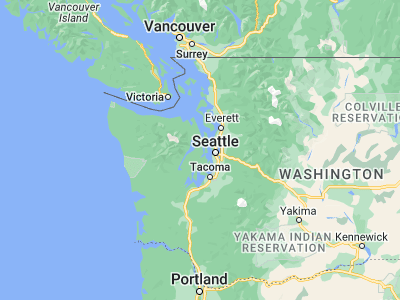 Map showing location of Silverdale (47.64454, -122.69487)