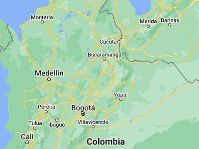 Map showing location of Simacota (6.4429, -73.33688)