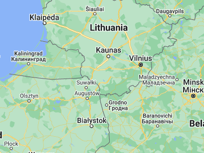 Map showing location of Simnas (54.4, 23.65)