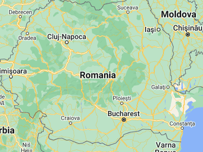 Map showing location of Şinca Veche (45.76667, 25.16667)