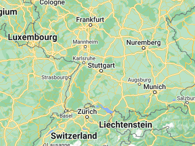 Map showing location of Sindelfingen (48.7, 9.01667)