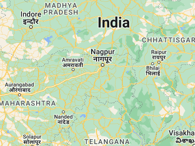 Map showing location of Sindi (20.8, 78.86667)