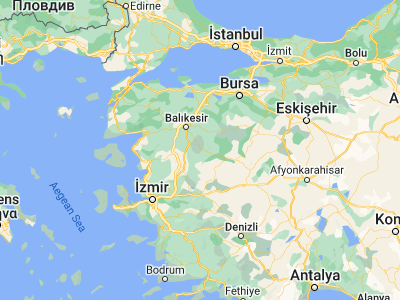 Map showing location of Sındırgı (39.24128, 28.17842)