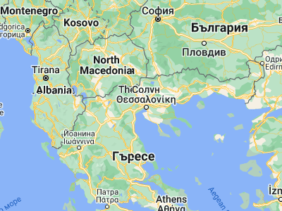 Map showing location of Síndos (40.67045, 22.80545)