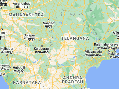 Map showing location of Singāpur (17.46972, 78.1275)