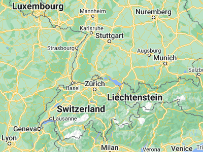 Map showing location of Singen (47.75935, 8.8403)