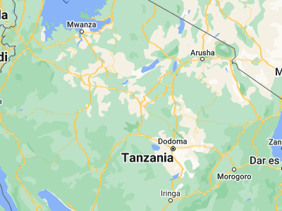Map showing location of Singida (-4.81629, 34.74358)