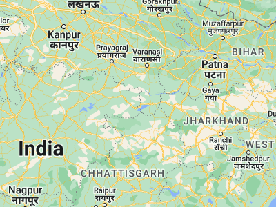 Map showing location of Singrauli (24.19973, 82.67535)
