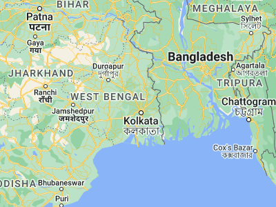 Map showing location of Singur (22.80917, 88.22944)