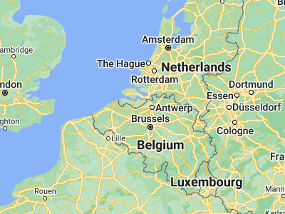 Map showing location of Sint-Gillis-Waas (51.21914, 4.12374)