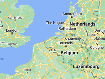Map showing location of Sint-Kruis (51.21399, 3.24949)