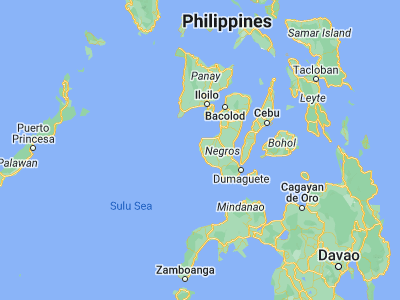 Map showing location of Sipalay (9.75194, 122.40417)