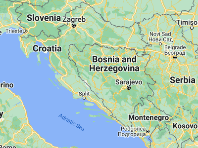 Map showing location of Šipovo (44.28237, 17.08597)