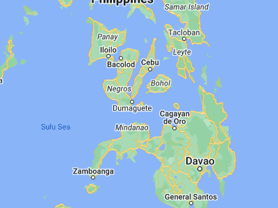Map showing location of Siquijor (9.2142, 123.515)