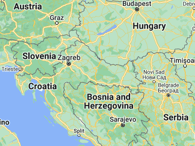 Map showing location of Sirač (45.52333, 17.255)