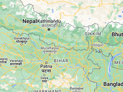 Map showing location of Sirāhā (26.65411, 86.2087)