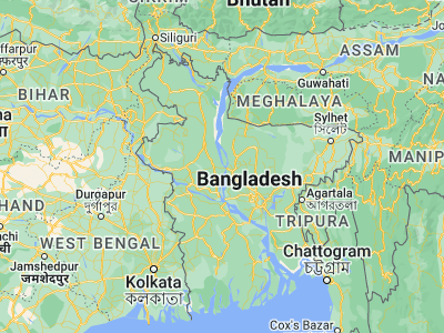 Map showing location of Sirājganj (24.45, 89.71667)