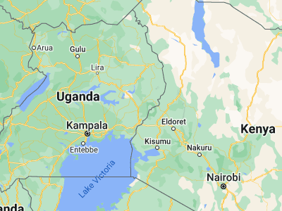 Map showing location of Sironko (1.23132, 34.24773)