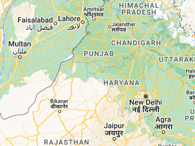 Map showing location of Sirsa (29.53489, 75.02898)