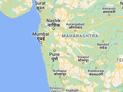 Map showing location of Sirūr (18.83333, 74.38333)