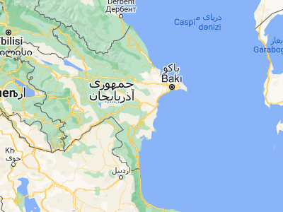 Map showing location of Şirvan (39.93788, 48.92855)