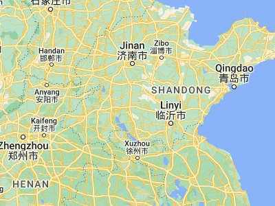 Map showing location of Sishui (35.64889, 117.27583)