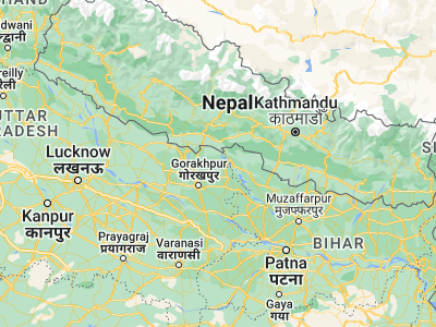 Map showing location of Siswā Bāzār (27.14652, 83.75803)