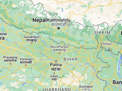 Map showing location of Sītāmarhi (26.59356, 85.4906)