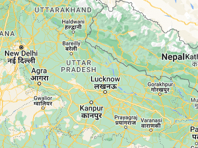 Map showing location of Sītāpur (27.56192, 80.68265)