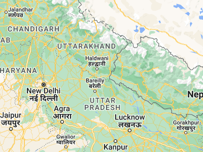 Map showing location of Sitārganj (28.93214, 79.70452)