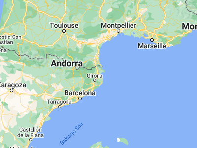 Map showing location of Siurana (42.20916, 2.99392)